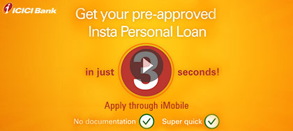 Personal Loan on my iMobile Pay app
