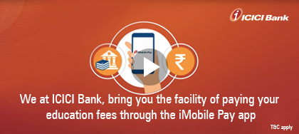 Pay Education fees online using iMobile Pay