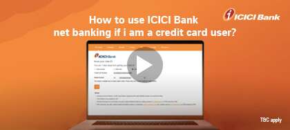 Standalone Credit Card - Internet Banking Activation