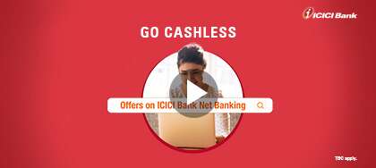 Shop online using ICICI Bank Net Banking at merchant website / app