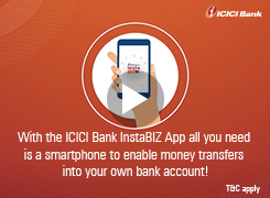 Learn how to transfer fund to your own account using InstaBIZ App