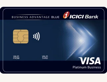 Business Advantage Blue Card